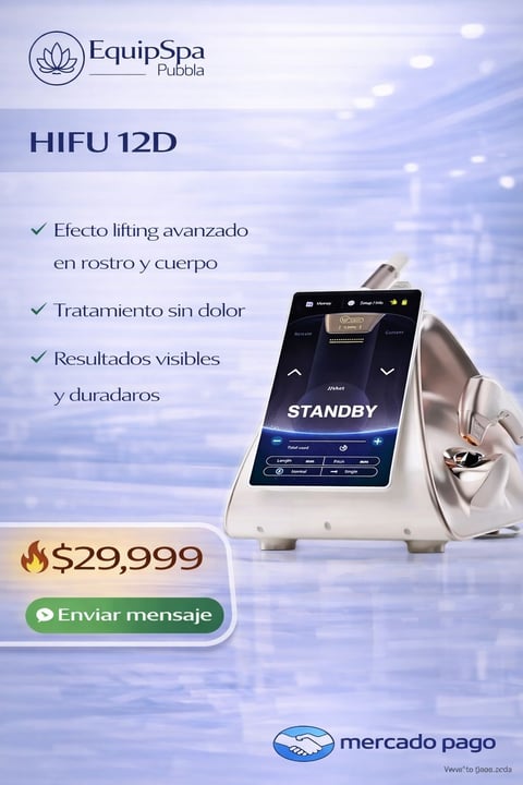 EquipSpa Puebla HIFU 12D device promotional image
